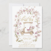 ゴルフブライダルシャワーブライダルパルティー招待状 招待状 (正面)