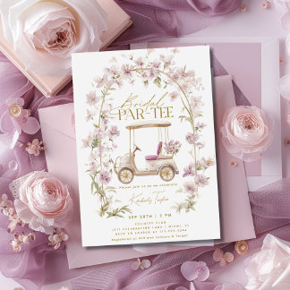 ゴルフブライダルシャワーブライダルパルティー招待状 招待状