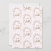 ゴルフブライダルシャワーブライダルパルティー 招待状 (裏面)