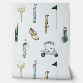 ゴルフブルーと緑の水色 壁紙