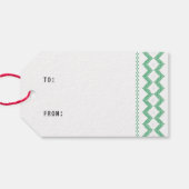 ゴルフブルーグリーンメリーゴルフマスクリスマスギフトタグ ギフトタグ (裏面横)