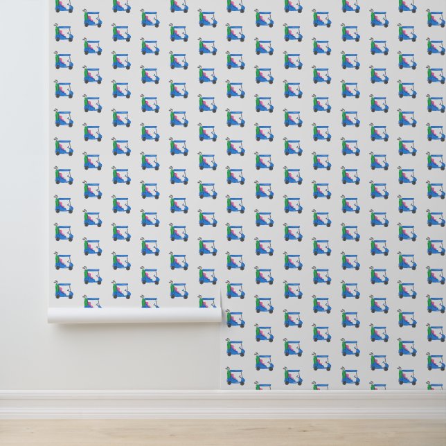 ゴルフブルーゴルフカート名門私立校風のゴルファー 壁紙 (アプリケーション)