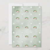 ゴルフブルーパルティー誕生日招待状 招待状 (裏面)