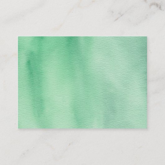 ゴルフブルーボーイ赤ちゃんシャワー予約リクエスト エンクロージャーカード (裏面)