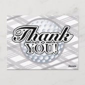 ゴルフプレイドサンキューカード ポストカード (裏面)