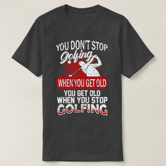 ゴルフプレーおもしろいヤー3 Tシャツ (デザイン正面)