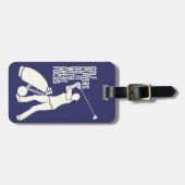 ゴルフプレーカスタムヤーの荷物タグ ラゲッジタグ (正面横)