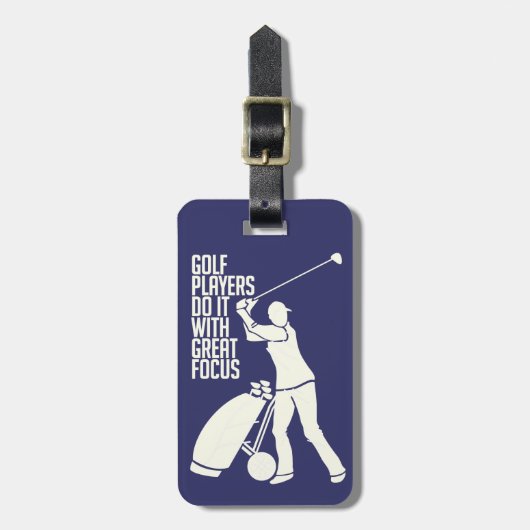 ゴルフプレーカスタムヤーの荷物タグ ラゲッジタグ (正面縦)