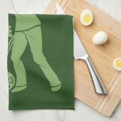 ゴルフプレーカスタムヤー用ハンドタオル キッチンタオル (四つ折り)