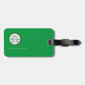 ゴルフプレーモノグラムのヤー旅行手荷物GREEN ラゲッジタグ (裏面横)