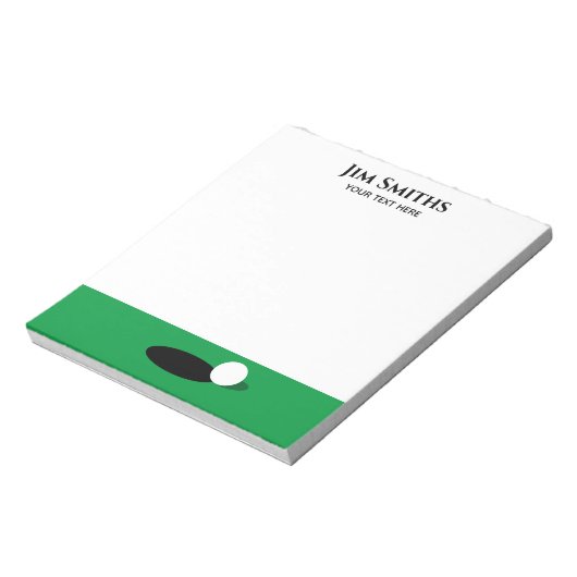 ゴルフプレーヤーのメモ帳 – カスタムゴルフのギフトアイディア ノートパッド (回転)