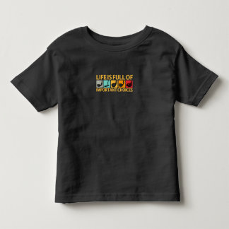 ゴルフプレーヤーの大切な選択がたくさんある人生 ギフト トドラーTシャツ