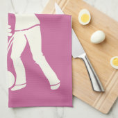 ゴルフプレーヤーカスタムな手タオル キッチンタオル (四つ折り)