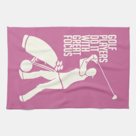 ゴルフプレーヤーカスタムな手タオル キッチンタオル