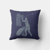 ゴルフプレーヤーカスタム装飾用クッション クッション (裏面)