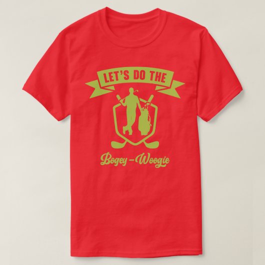 ゴルフプレーヤーゴルフコースゴルファー11 Tシャツ (デザイン正面)
