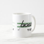 ゴルフプレーヤーデザイン コーヒーマグカップ (正面右)