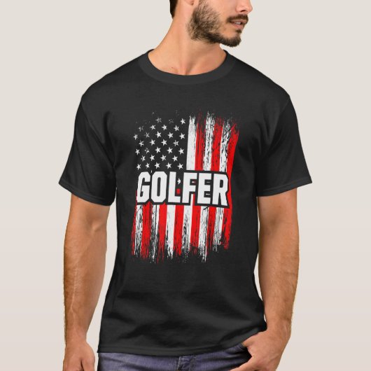 ゴルフプレーヤープライドゴルファーゴルフ5 Tシャツ (正面)