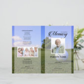 ゴルフプレーヤー葬儀テンプレート (スタンド正面)