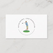 ゴルフプレーヤー – インストラクター名刺 名刺 (正面)