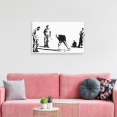 ゴルフプレーヤー キャンバスプリント (インサイチュ (リビング))