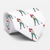 ゴルフプレーヤー |スポーツ ネクタイ (ロール)