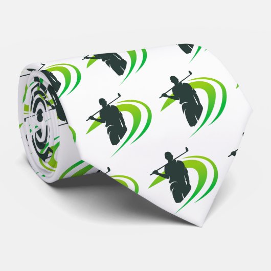 ゴルフプレーヤー |スポーツ ネクタイ (ロール)