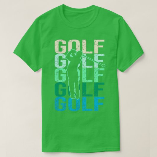 ゴルフプレーヤー Tシャツ (デザイン正面)