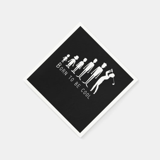 ゴルフプレー生まれヤのスポーツマンカッコいいギフトになるゴルフ スタンダードカクテルナプキン (角)