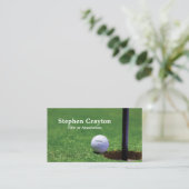 ゴルフプロまたはゴルフ愛好家 名刺 (スタンド正面)