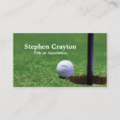 ゴルフプロまたはゴルフ愛好家 名刺 (正面)