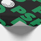 ゴルフプロショップサインラッピング紙 ラッピングペーパー