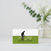 ゴルフプロフェッショナルバースデーパーティーチケット エンクロージャーカード (スタンド正面)