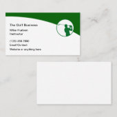 ゴルフプロフェッショナルモダン名刺 名刺 (正面/裏面)