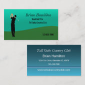 ゴルフプロ 名刺 (正面/裏面)