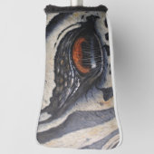 ゴルフヘッドカバーゼブラアイ ゴルフヘッドカバー (回転90)