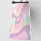 ゴルフヘッドカバーハッピーパカラフルステル ゴルフヘッドカバー (回転90)