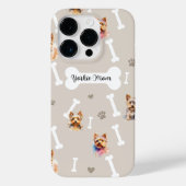 ゴルフヘッドカバーヨークシャーテリアママ Case-Mate iPhoneケース (裏面)