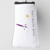 ゴルフヘッドカバー上の子供のアートワーク ゴルフヘッドカバー (回転90)