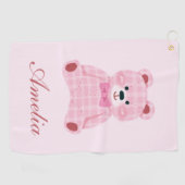 ゴルフヘッドカバー ゴルフタオル (横)