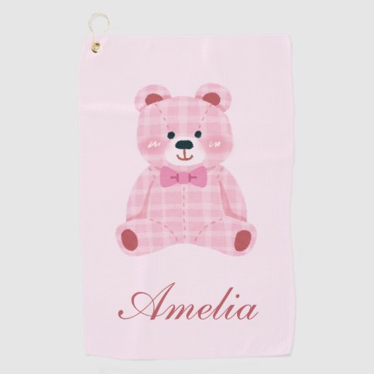 ゴルフヘッドカバー ゴルフタオル (正面)