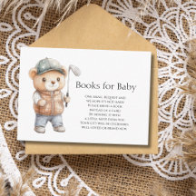 ゴルフベア パーティー ベビーシャワーのためのBaby Books