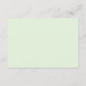 ゴルフベイビーシャワーの赤ちゃんのための絵本 カード (裏面)