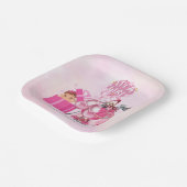 ゴルフベビーガール赤ちゃんシャワーinピンクテーマ ペーパープレート (傾斜あり)