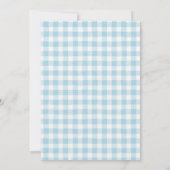 ゴルフベビーシャワーかわいい男の子パーティーCoedパーティー 招待状 (裏面)