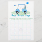 ゴルフベビーシャワーパーティービンゴゲーム (正面)