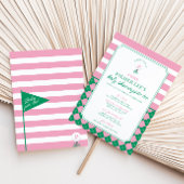 ゴルフベビーシャワーパーティー招待状 招待状