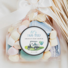 ゴルフベビーシャワー ラウンドシール