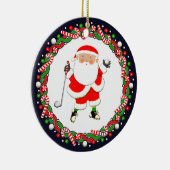 ゴルフホリデーギフトセラミックオーナメント セラミックオーナメント (右)