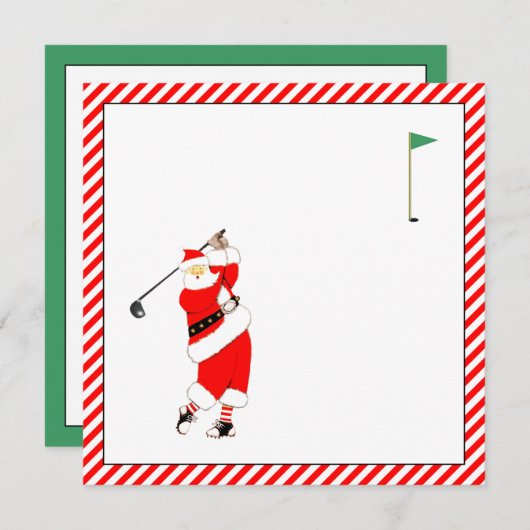 ゴルフホリデートーナメント招待状 招待状 (正面/裏面)